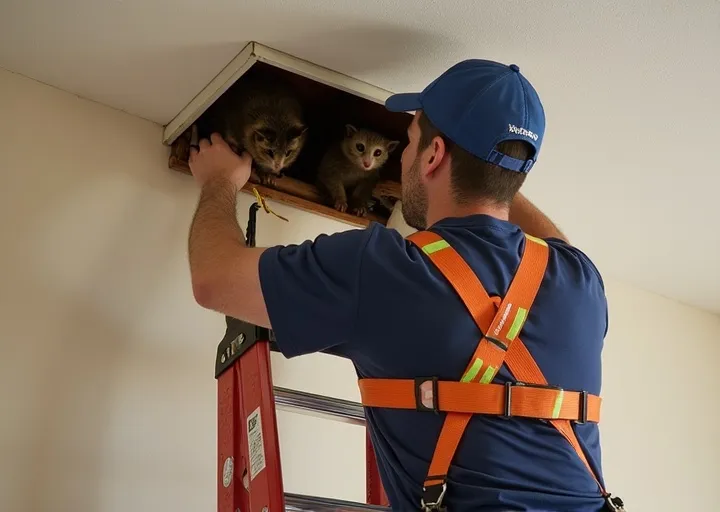 Safe Roof Cavity Access Logan Village